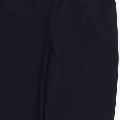 Womens UK Size 14 Dorothy Perkins Regular Fit Dress Pants Black Trousers