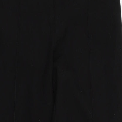 Womens UK Size 14 NEXT Regular Fit Dress Pants Black Trousers