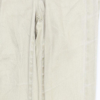 Only Womens Beige  Denim Straight Jeans Size M L29 in