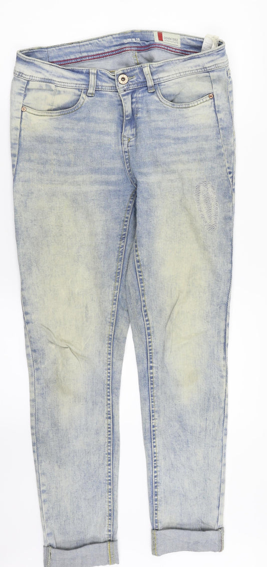 Denim 1982 Womens Blue  Denim Straight Jeans Size 28 in L28 in