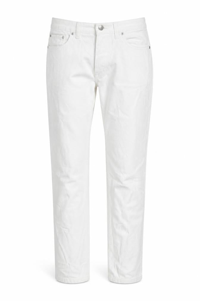 Womens UK Size S Bik Bok Regular Fit Straight White Jeans