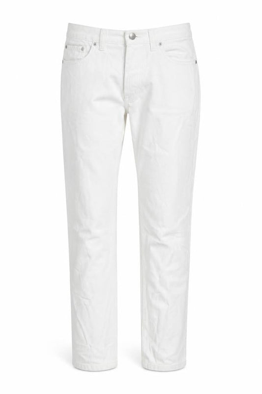Womens UK Size S Bik Bok Regular Fit Straight White Jeans