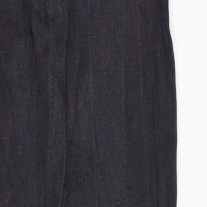 Topshop Womens Black  Denim Skinny Jeans Size 28 in L26 in