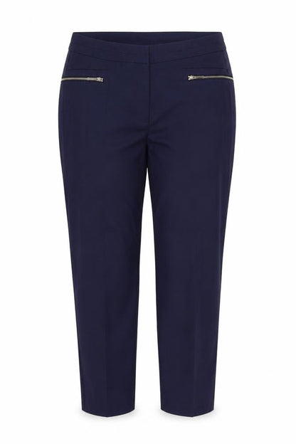 Womens UK Size 14 F&F Regular Fit Dress Pants Blue Trousers