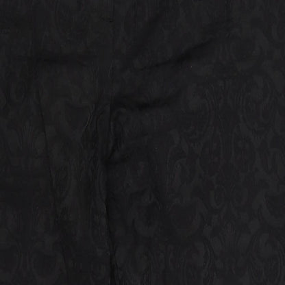 Womens UK Size 14 M&S Regular Fit Dress Pants Black Trousers