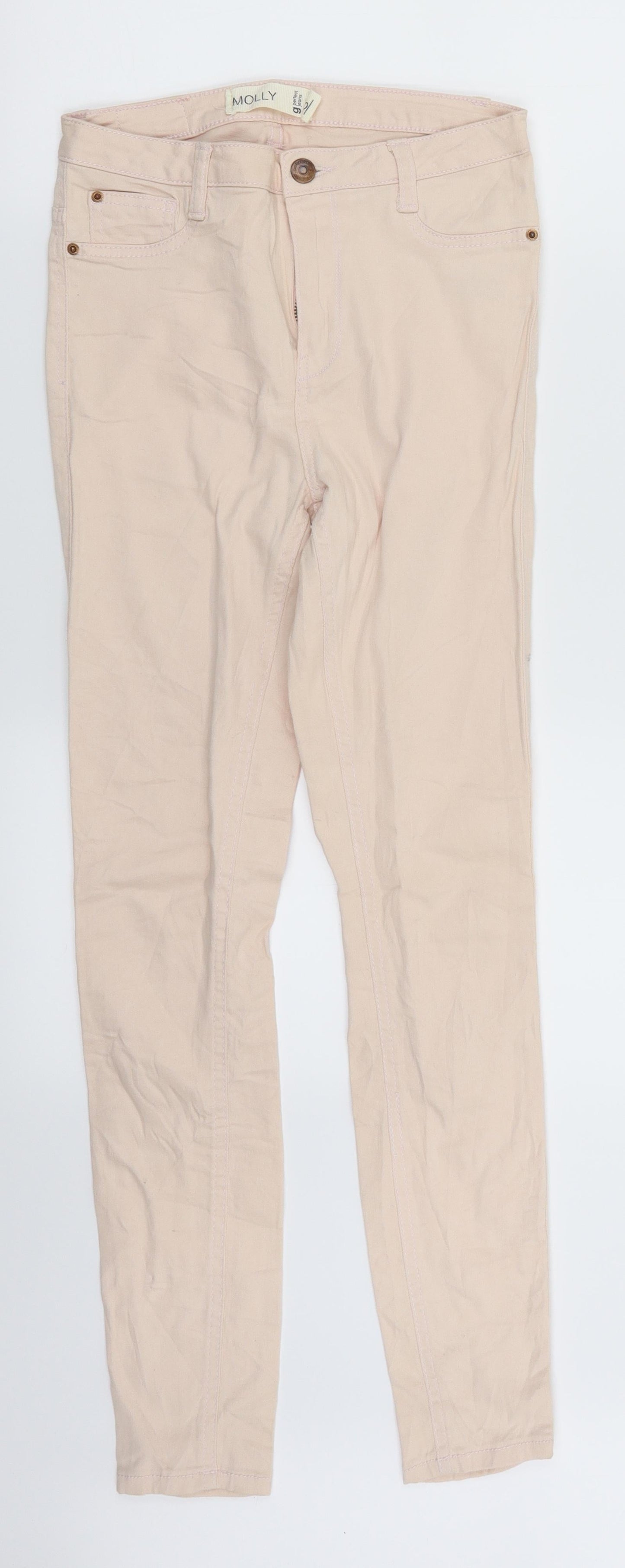 Perfect Jeans Womens Pink  Denim Skinny Jeans Size S L27 in