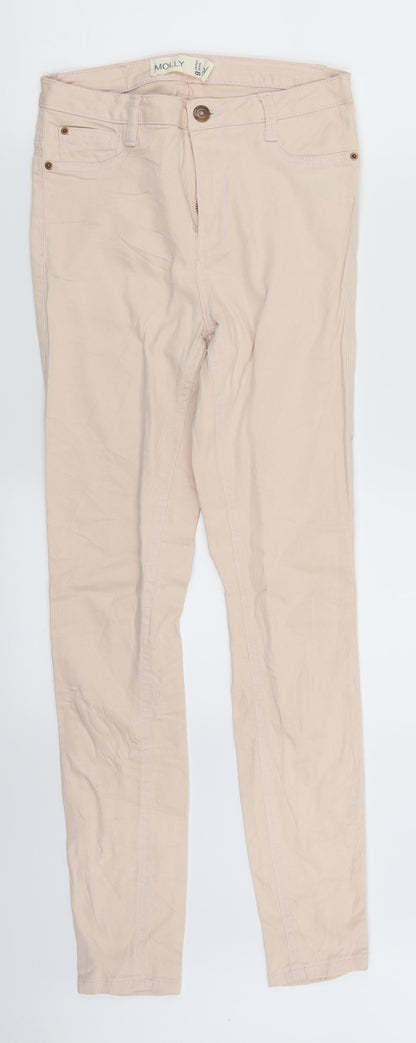 Perfect Jeans Womens Pink  Denim Skinny Jeans Size S L27 in