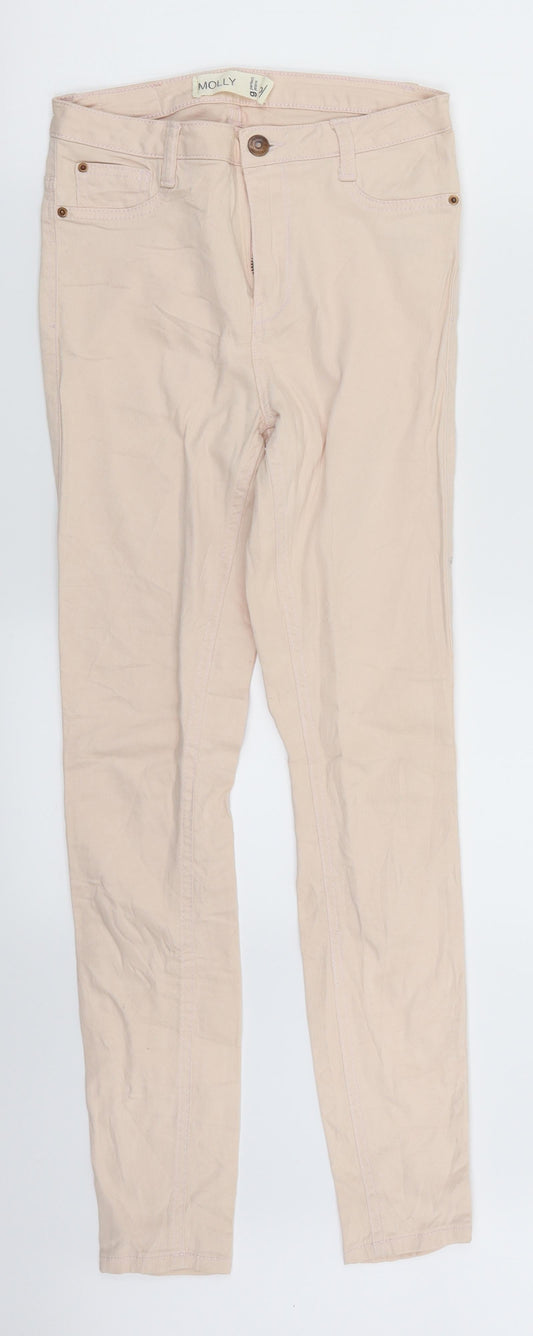 Perfect Jeans Womens Pink  Denim Skinny Jeans Size S L27 in