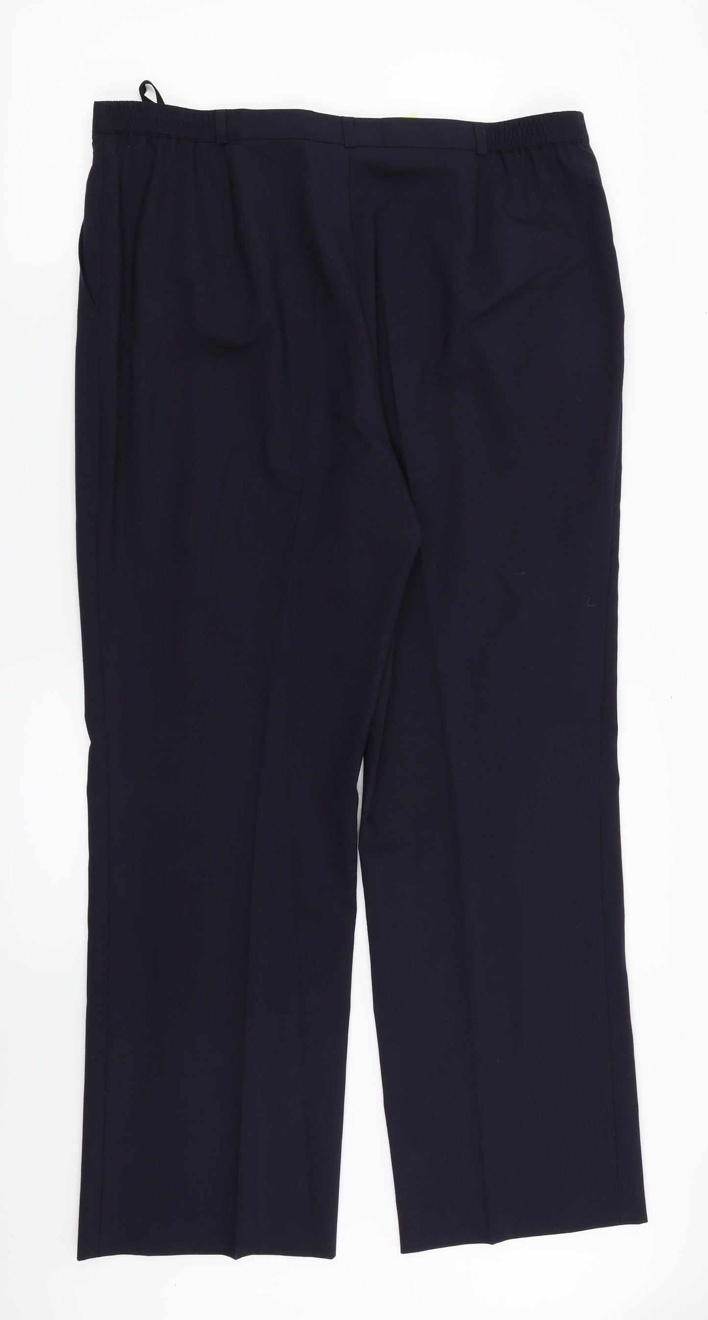Womens UK Size 18 Blanchelle Regular Fit Dress Pants Blue Trousers