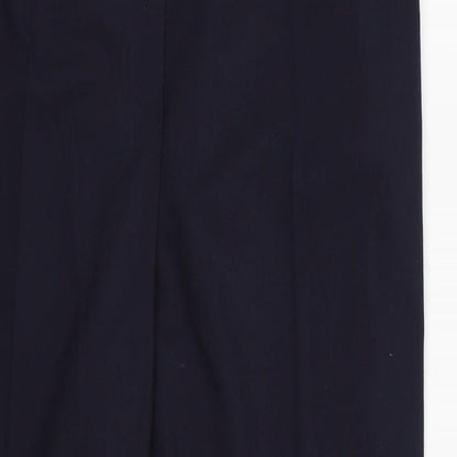 Womens UK Size 18 Blanchelle Regular Fit Dress Pants Blue Trousers