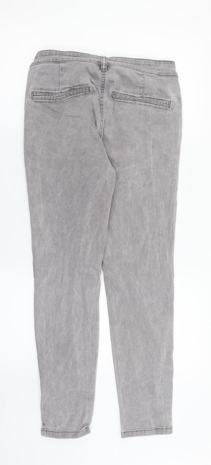 NEXT Womens Grey  Denim Skinny Jeans Size 12 L26 in