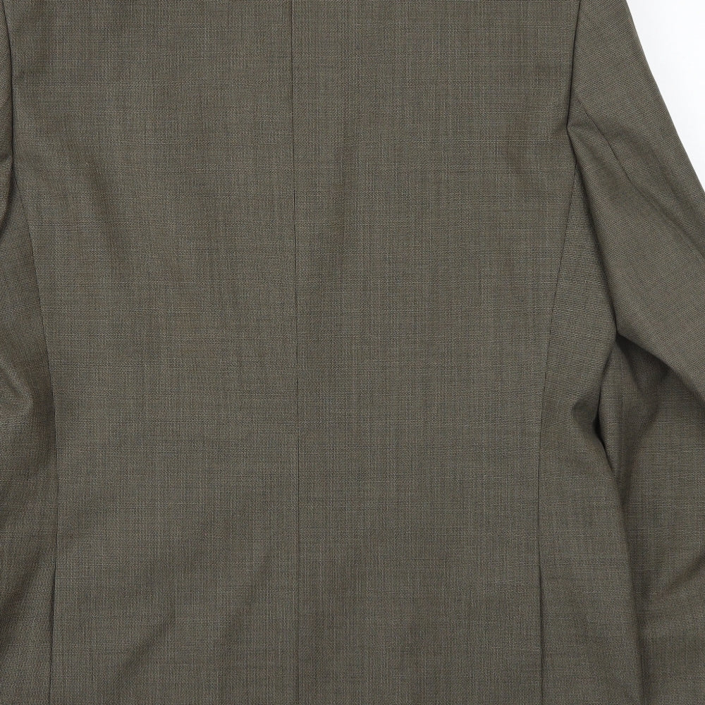 Mens UK Size 40 Greenwoods Classic Regular Green Suit Jacket