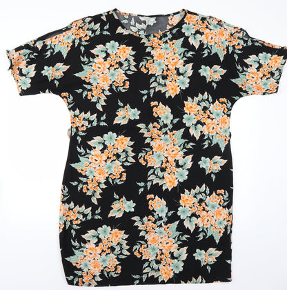 Peacocks Womens Black   A-Line  Size 14