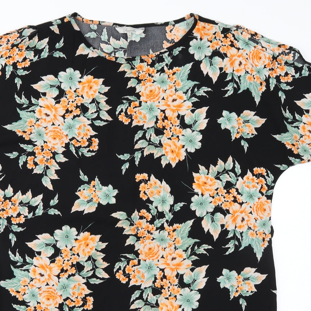 Peacocks Womens Black   A-Line  Size 14