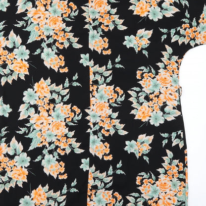 Peacocks Womens Black   A-Line  Size 14