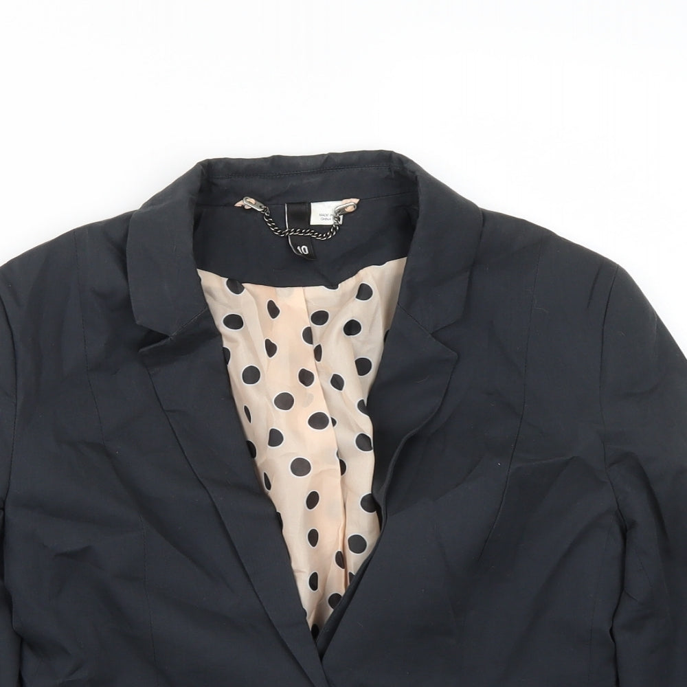 Womens UK Size 10 H&M Regular Grey Blazer