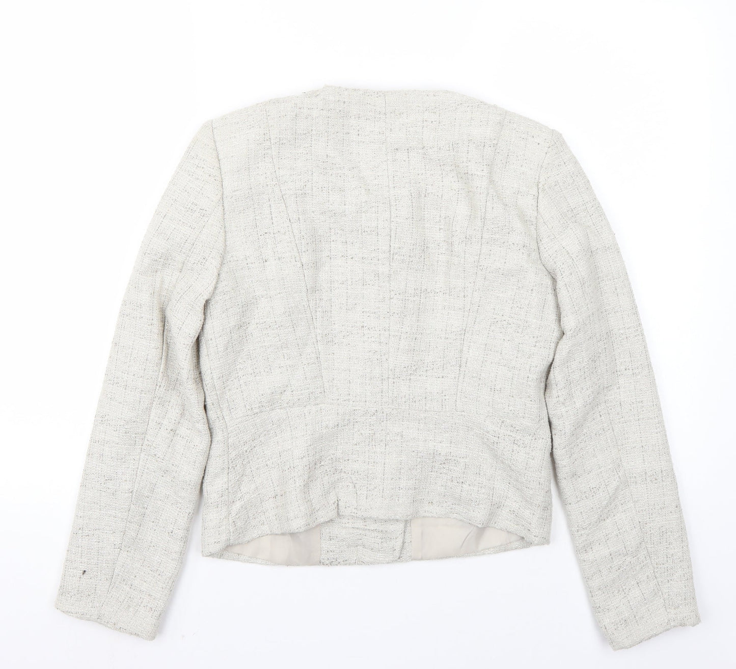 H&M Womens Ivory   Jacket Coat Size 6