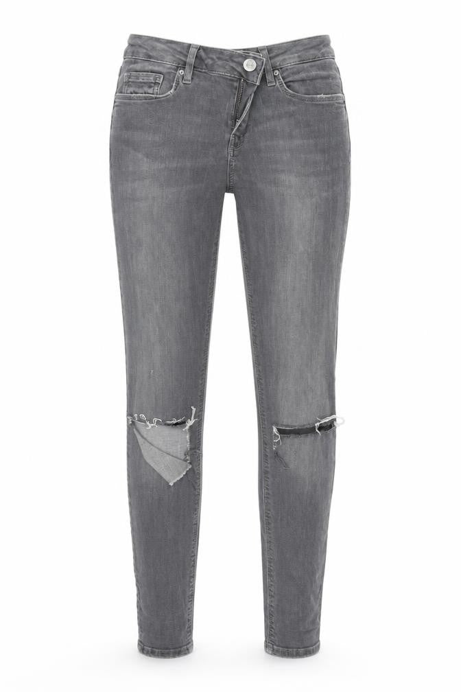 Womens UK Size 26 Topshop Regular Fit Skinny Grey Jeans