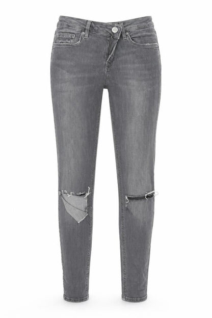 Womens UK Size 26 Topshop Regular Fit Skinny Grey Jeans