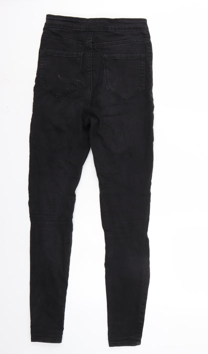 Denim & Co. Womens Black   Skinny Jeans Size 8 L27 in