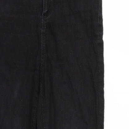 Denim & Co. Womens Black   Skinny Jeans Size 8 L27 in
