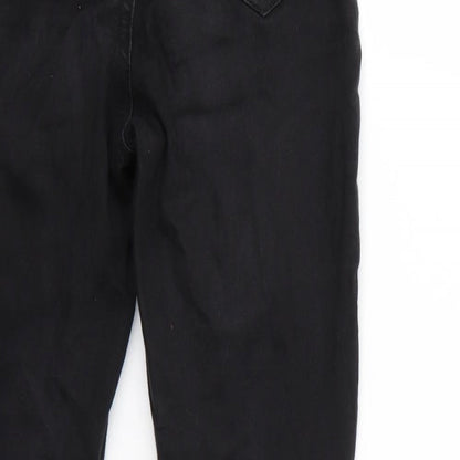 Denim & Co. Womens Black   Skinny Jeans Size 8 L27 in
