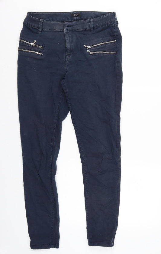F&F Womens Blue   Skinny Jeans Size 10 L28 in
