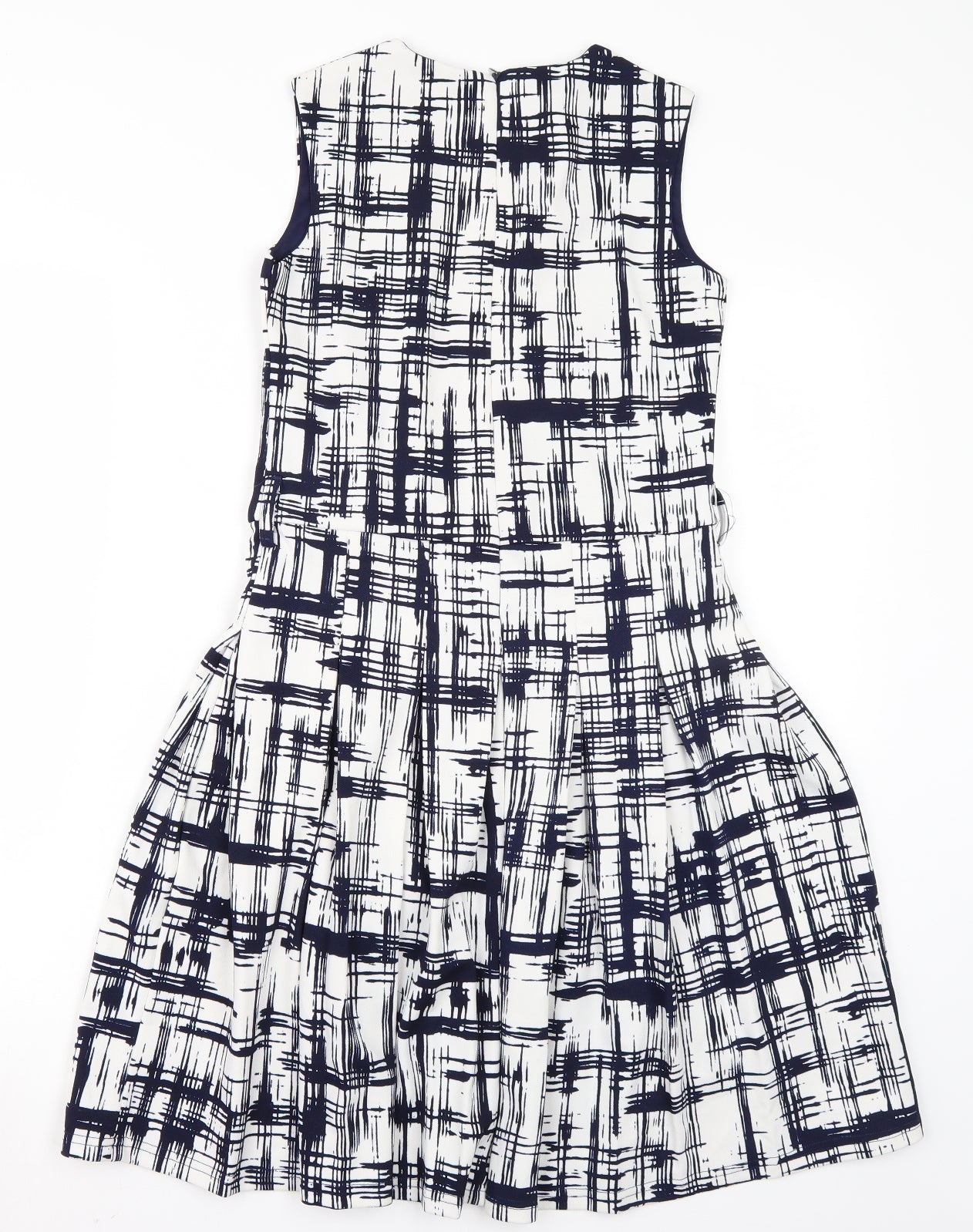 Air girl Womens White Geometric  A-Line  Size 8