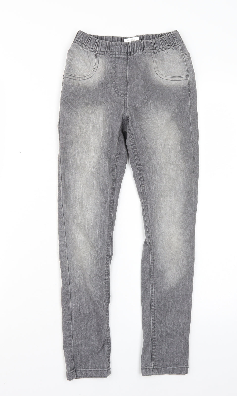 L&D Girls Grey   Skinny Jeans Size 9-10 Years