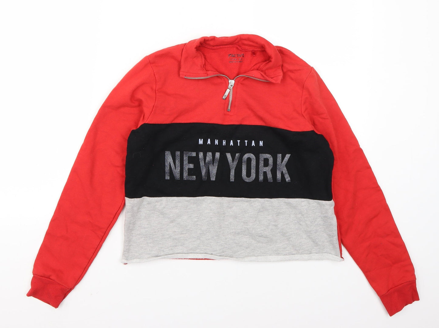 Active Girls Red   Pullover Jumper Size 12 Years