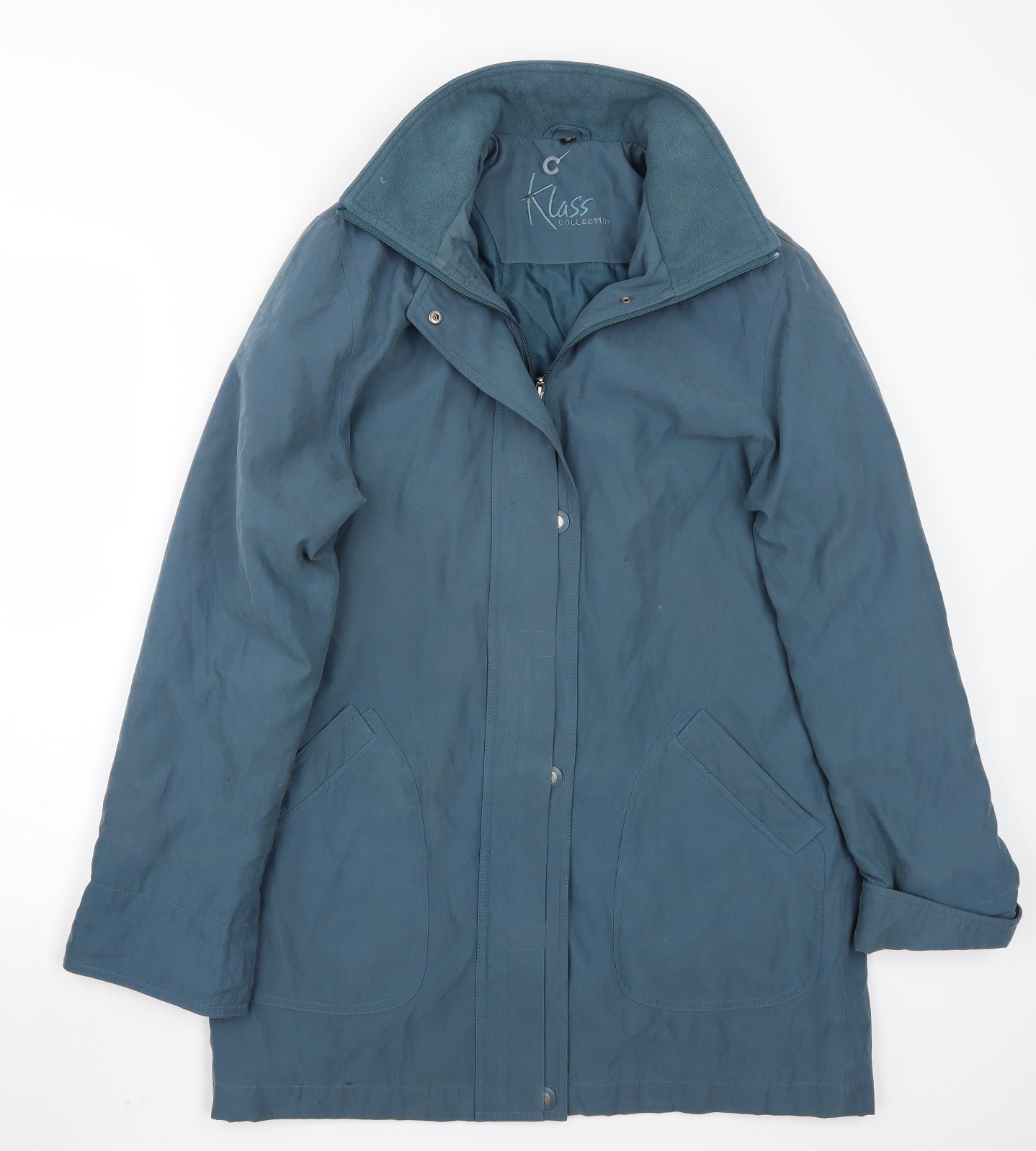 Klass Womens Blue   Jacket Coat Size 12