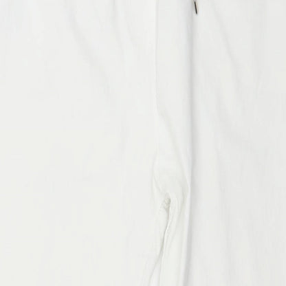 Preworn Womens White   Trousers  Size 10 L25 in