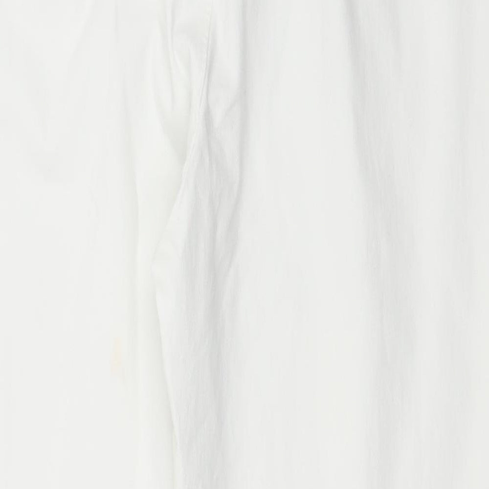 Preworn Womens White   Trousers  Size 10 L25 in
