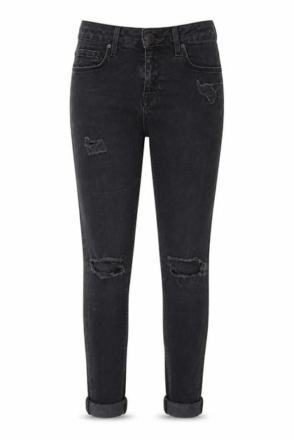Womens UK Size 26 in Topshop Regular Fit Skinny Black Jeans