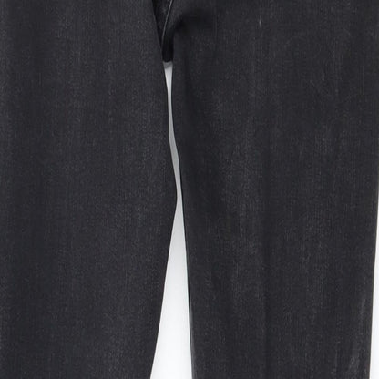 Topshop Womens Black  Denim Skinny Jeans Size 26 in L34 in