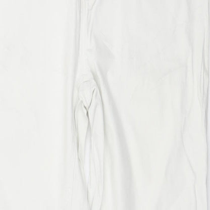 Telhlbo Womens White  Denim Straight Jeans Size 34 in L31 in