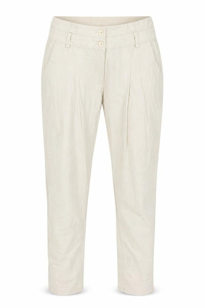 Womens UK Size 12 Flame Regular Fit  Beige Trousers