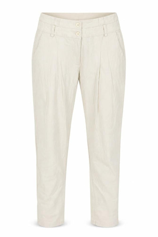 Womens UK Size 12 Flame Regular Fit  Beige Trousers