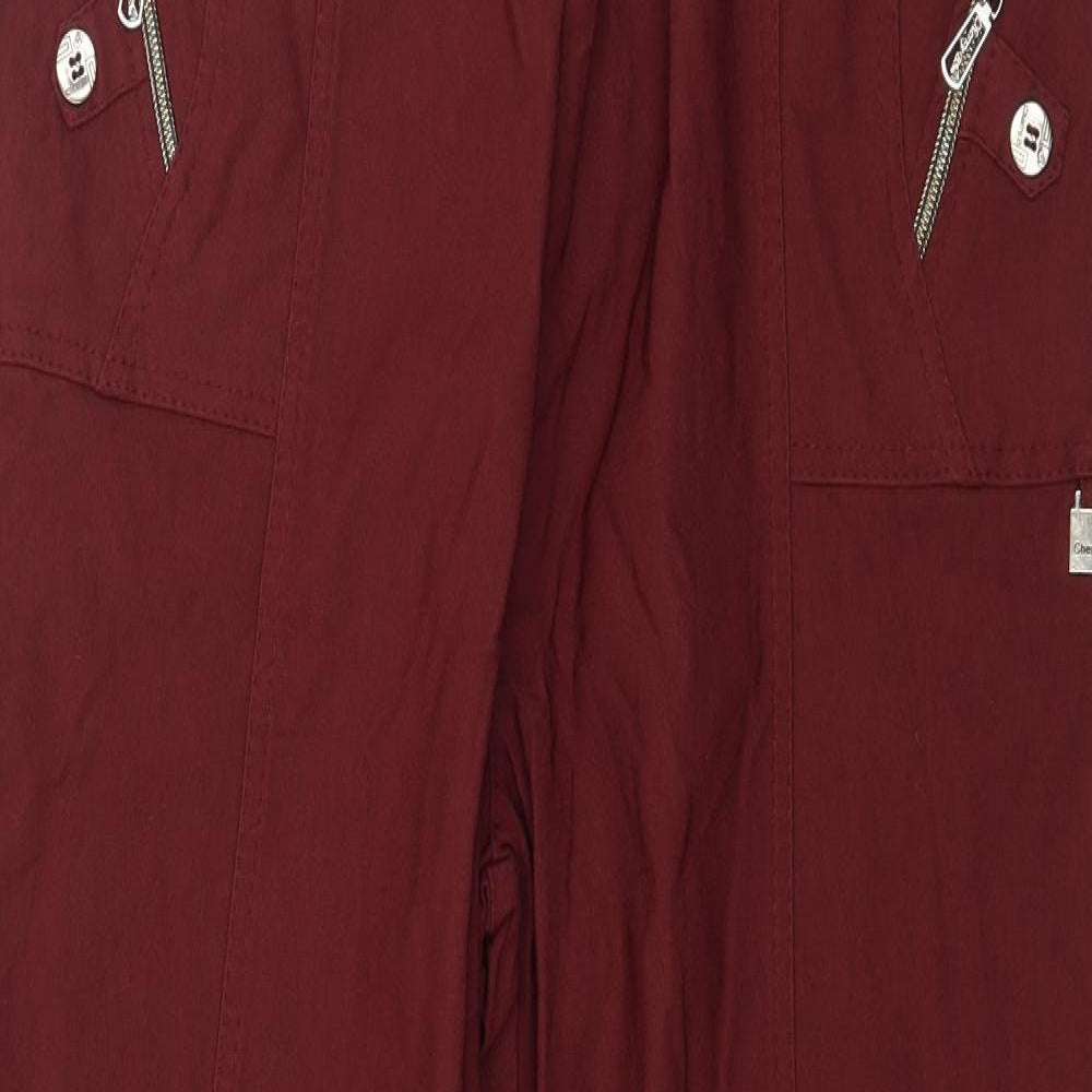 Womens UK Size 30 in Preworn Regular Fit  Red Trousers