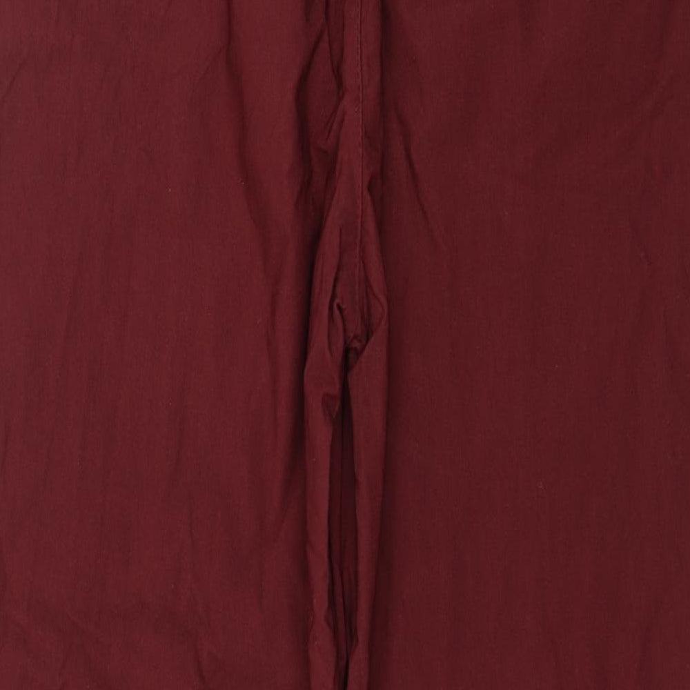 Womens UK Size 30 in Preworn Regular Fit  Red Trousers