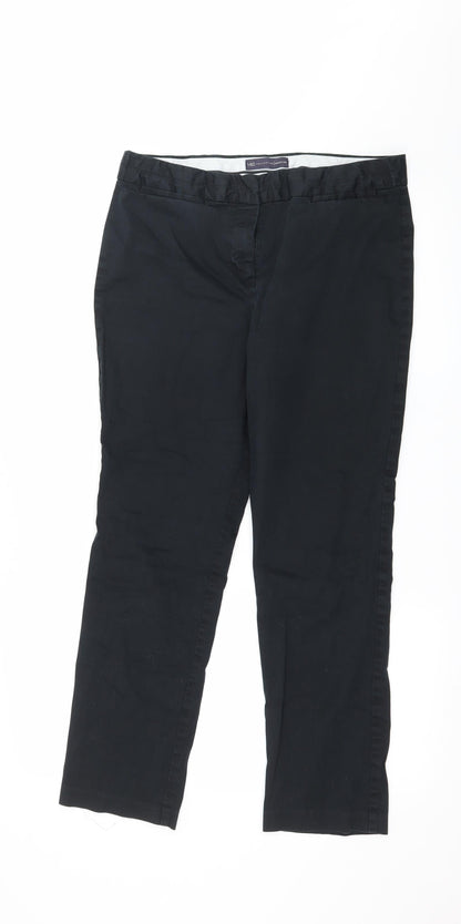 Marks and Spencer Womens Black   Trousers  Size 12 L27 in