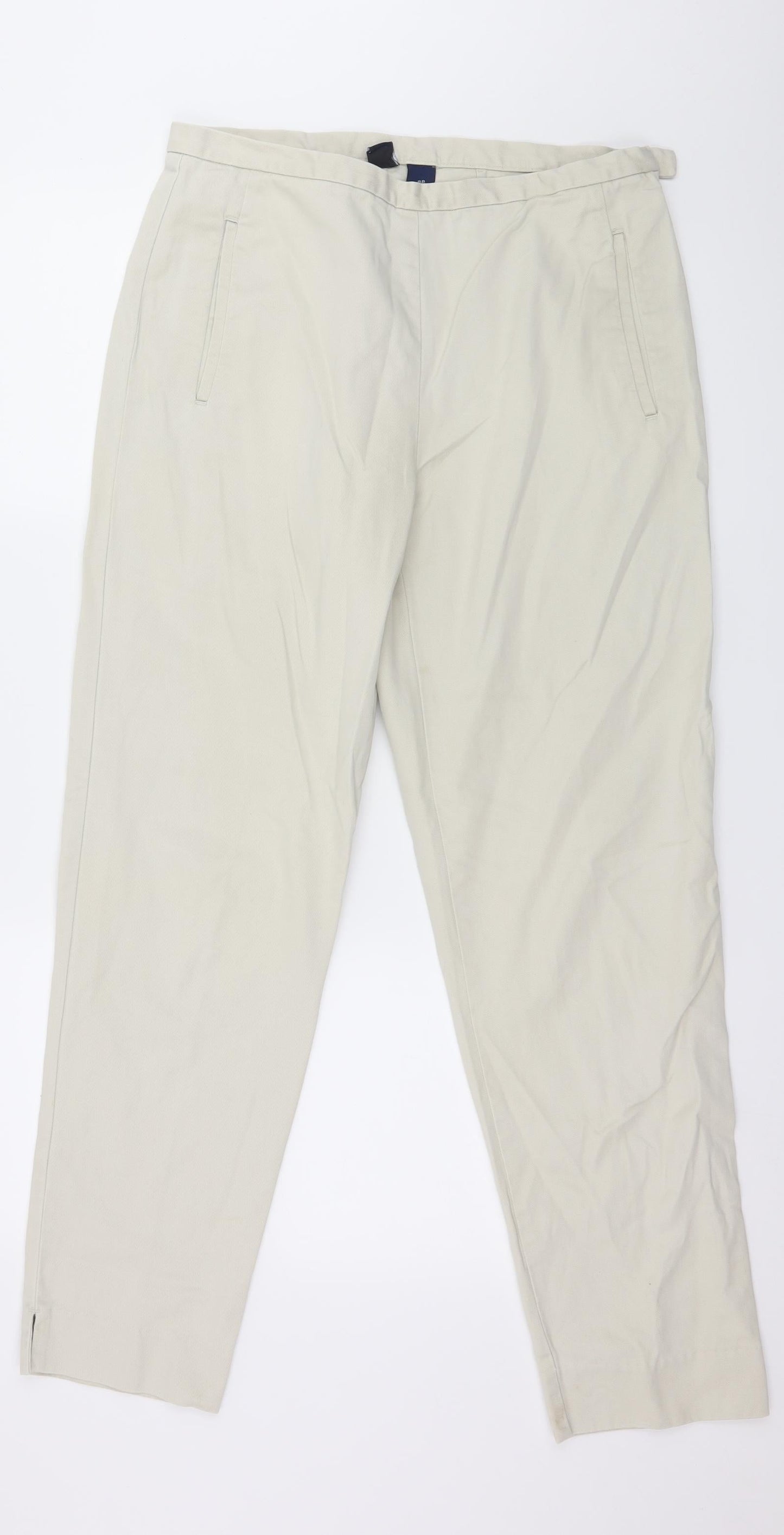 Gap Womens Beige   Trousers  Size 8 L30 in