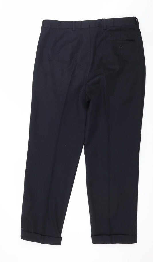 Preworn Mens Blue   Trousers  Size 36 in L30 in