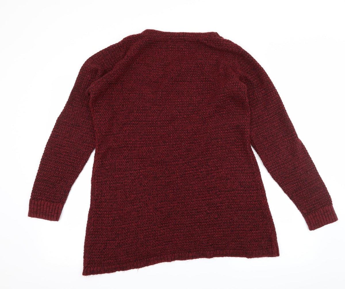George Womens Red  Knit Pullover Jumper Size 14