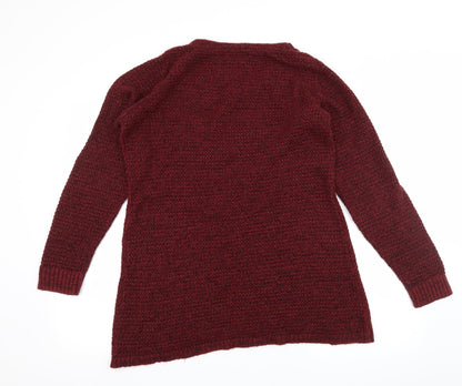 George Womens Red  Knit Pullover Jumper Size 14