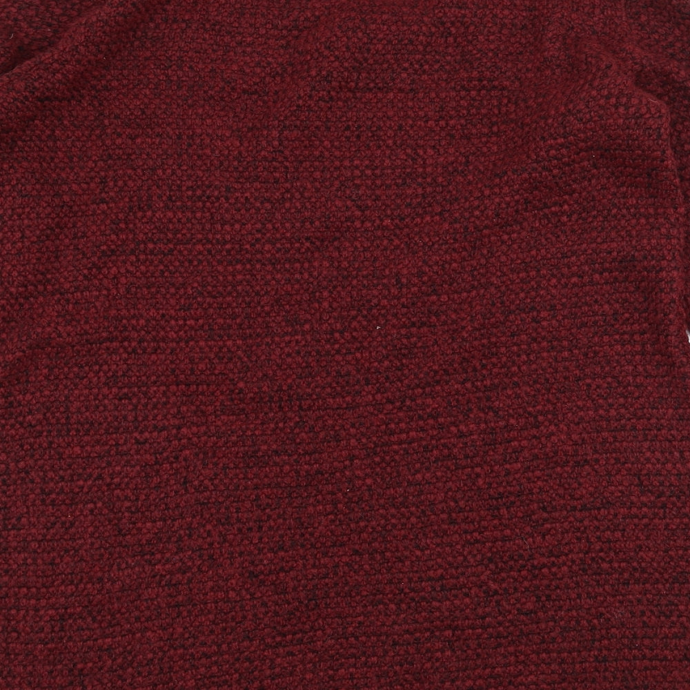 George Womens Red  Knit Pullover Jumper Size 14