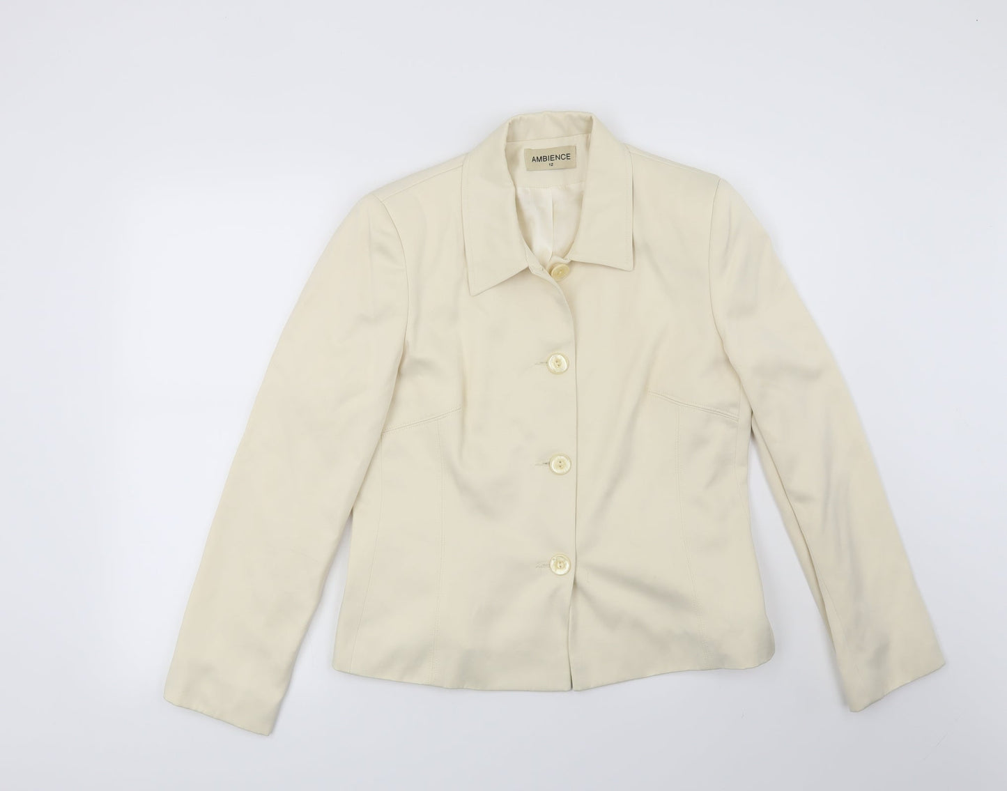 Womens UK Size 12 Ambience Beige Jacket