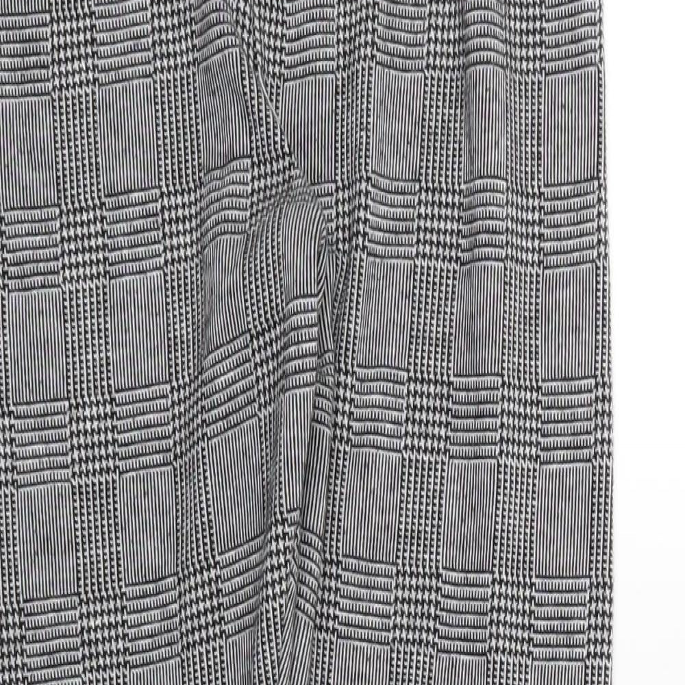 F&F Girls Black Houndstooth  Jegging Trousers Size 11-12 Years