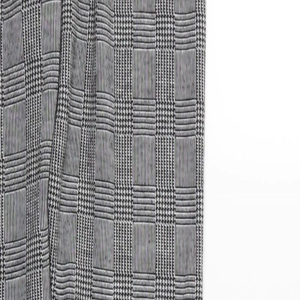 F&F Girls Black Houndstooth  Jegging Trousers Size 11-12 Years