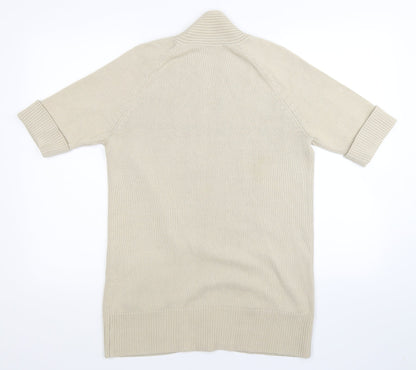 BHS Womens Beige  Knit Cardigan Jumper Size 12
